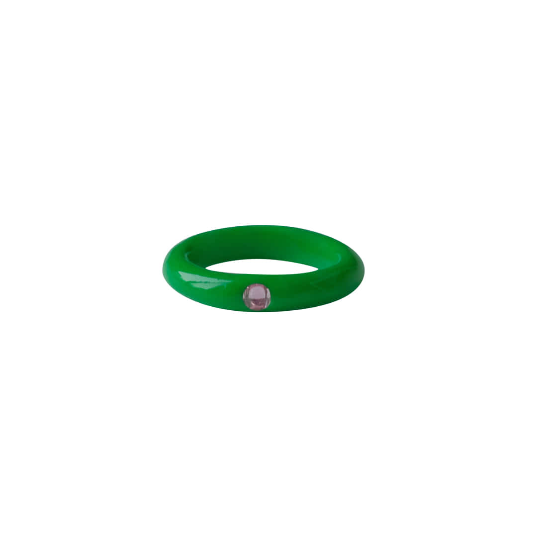 color point ring_ green