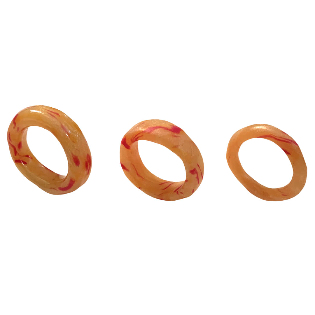 orange marbling ring