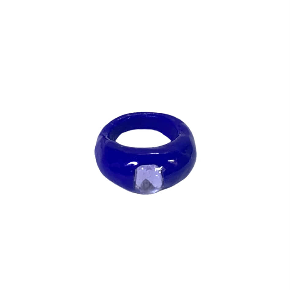 stone bold ring_ blue