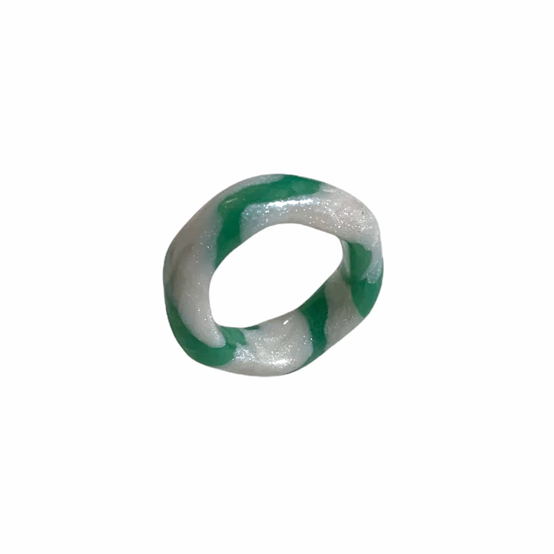 grass marble ring