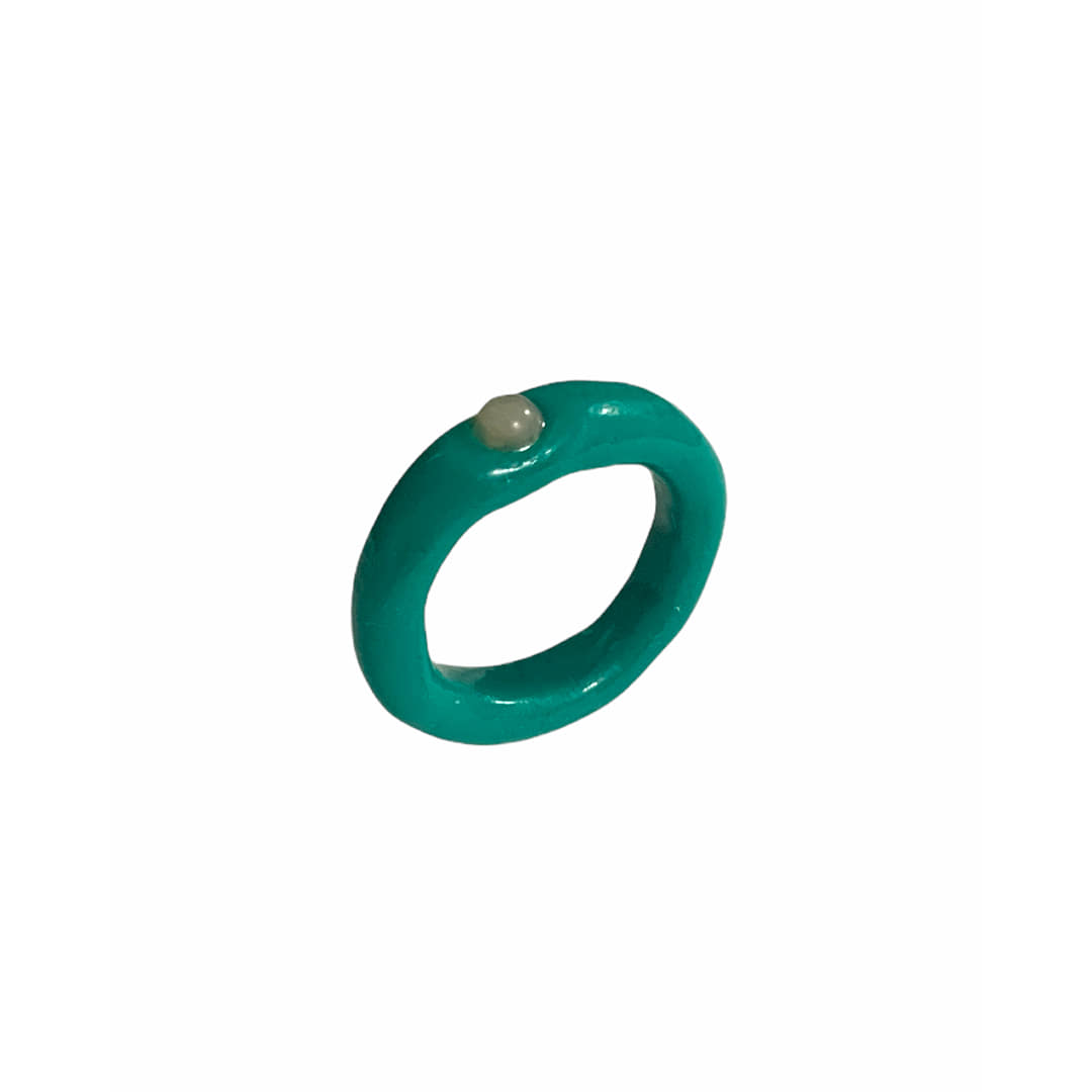 simple ring_bluish green