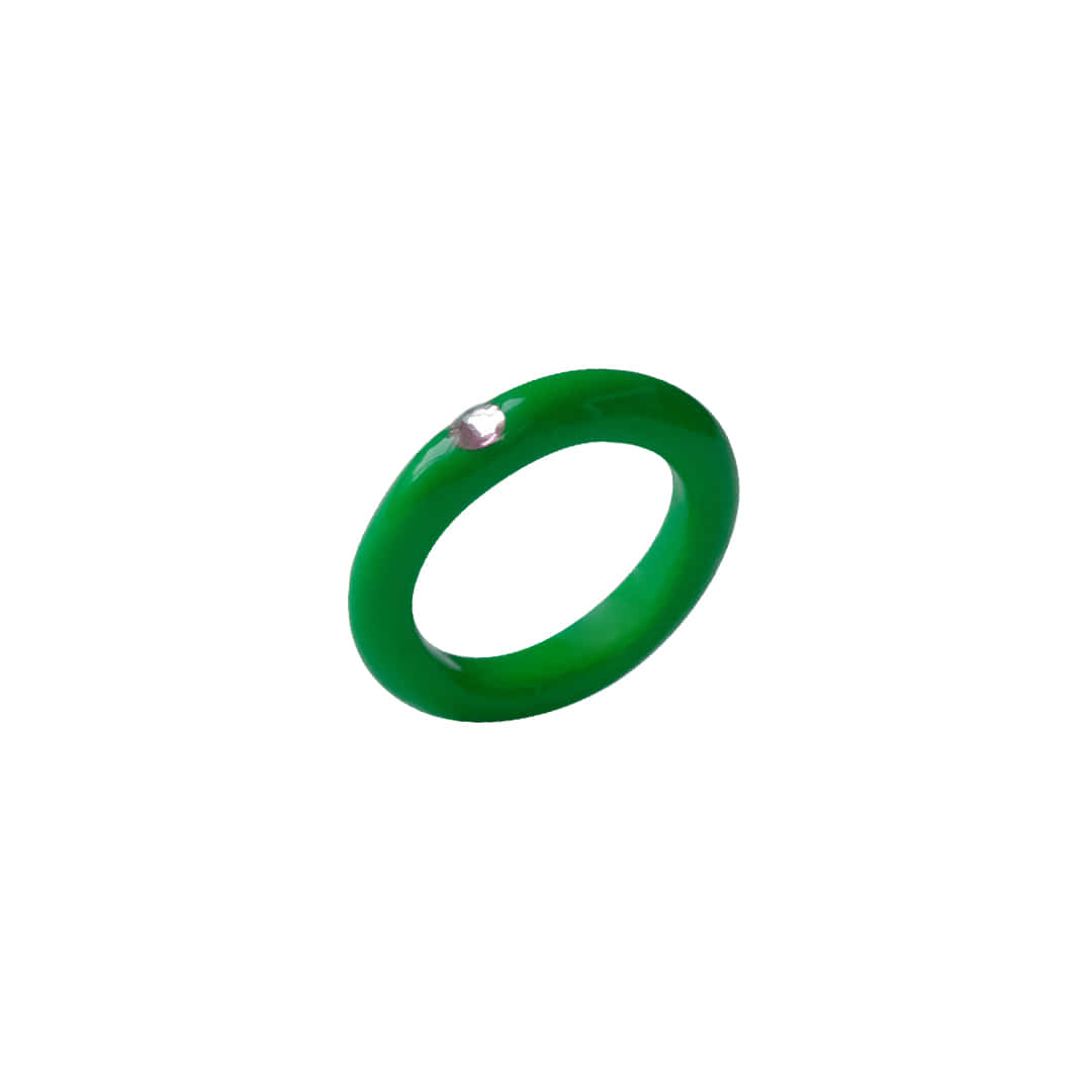 color point ring_ green