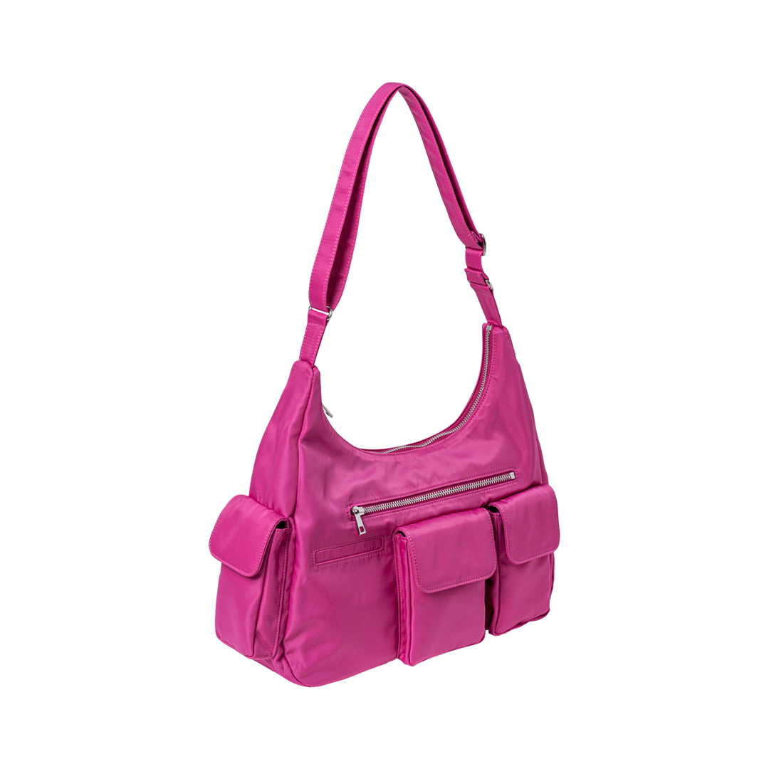 cargo shoulder bag_pink