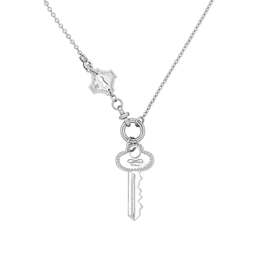 key lock necklace