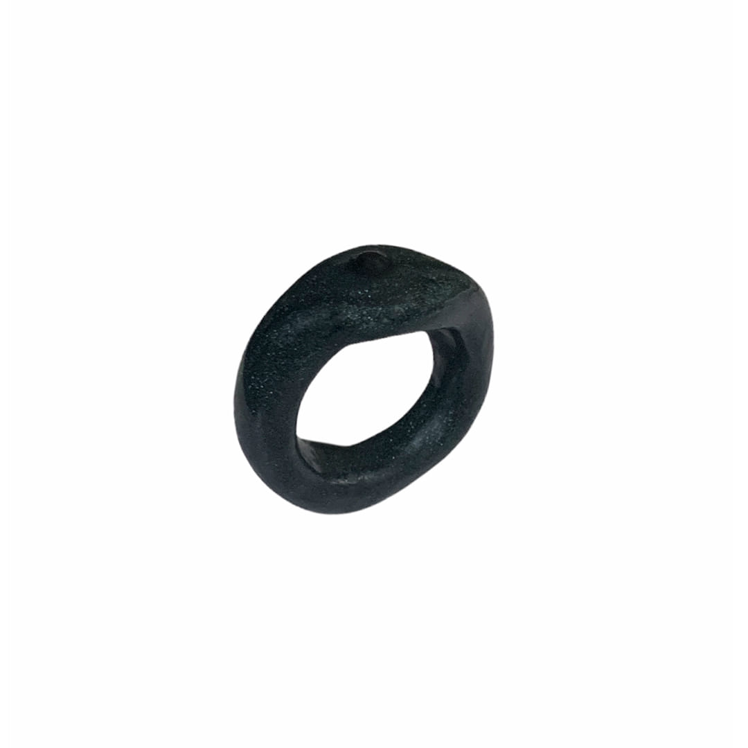 black beads knuckle rings