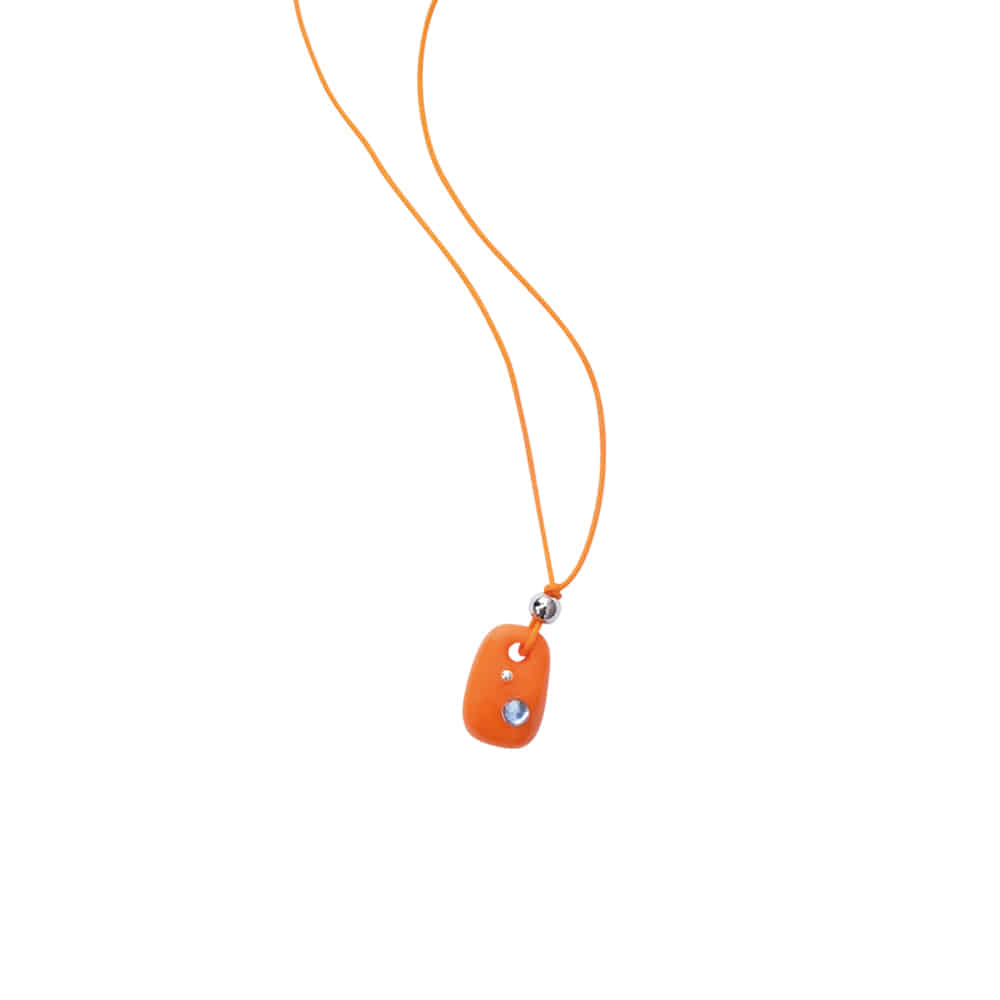 string necklace_orange