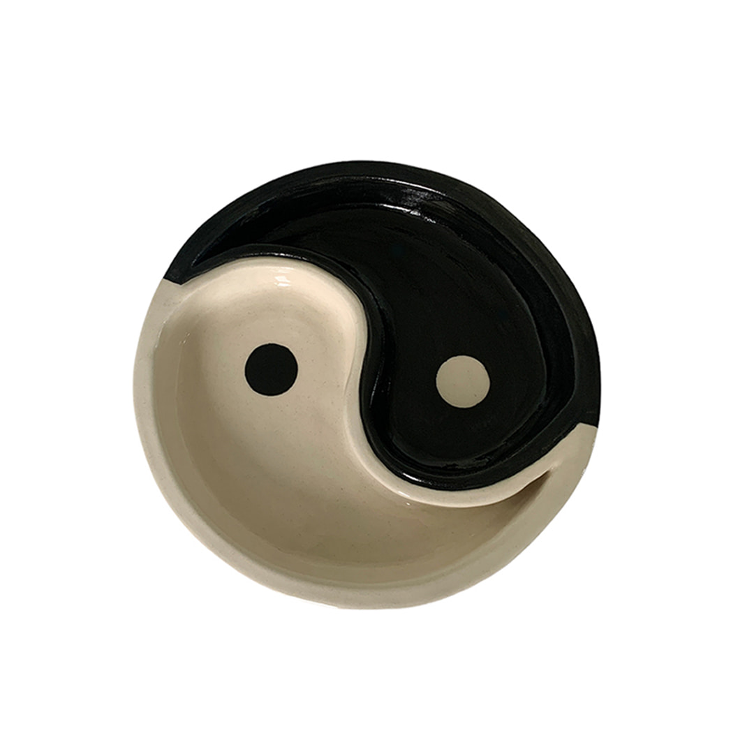 ceramic_yin yang plate