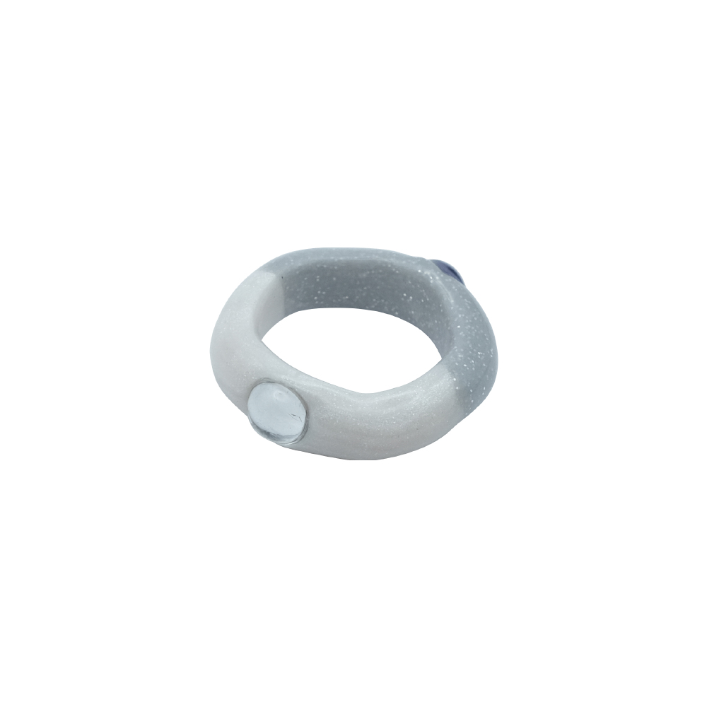 half color ring-grey
