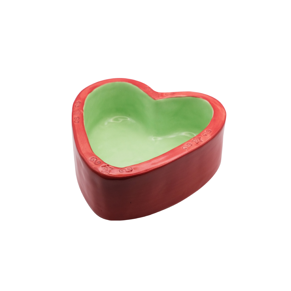ceramic heart bowl