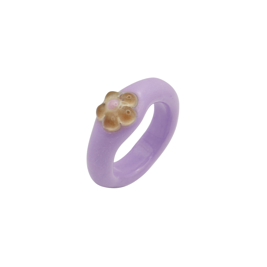 bud crest ring-lilac